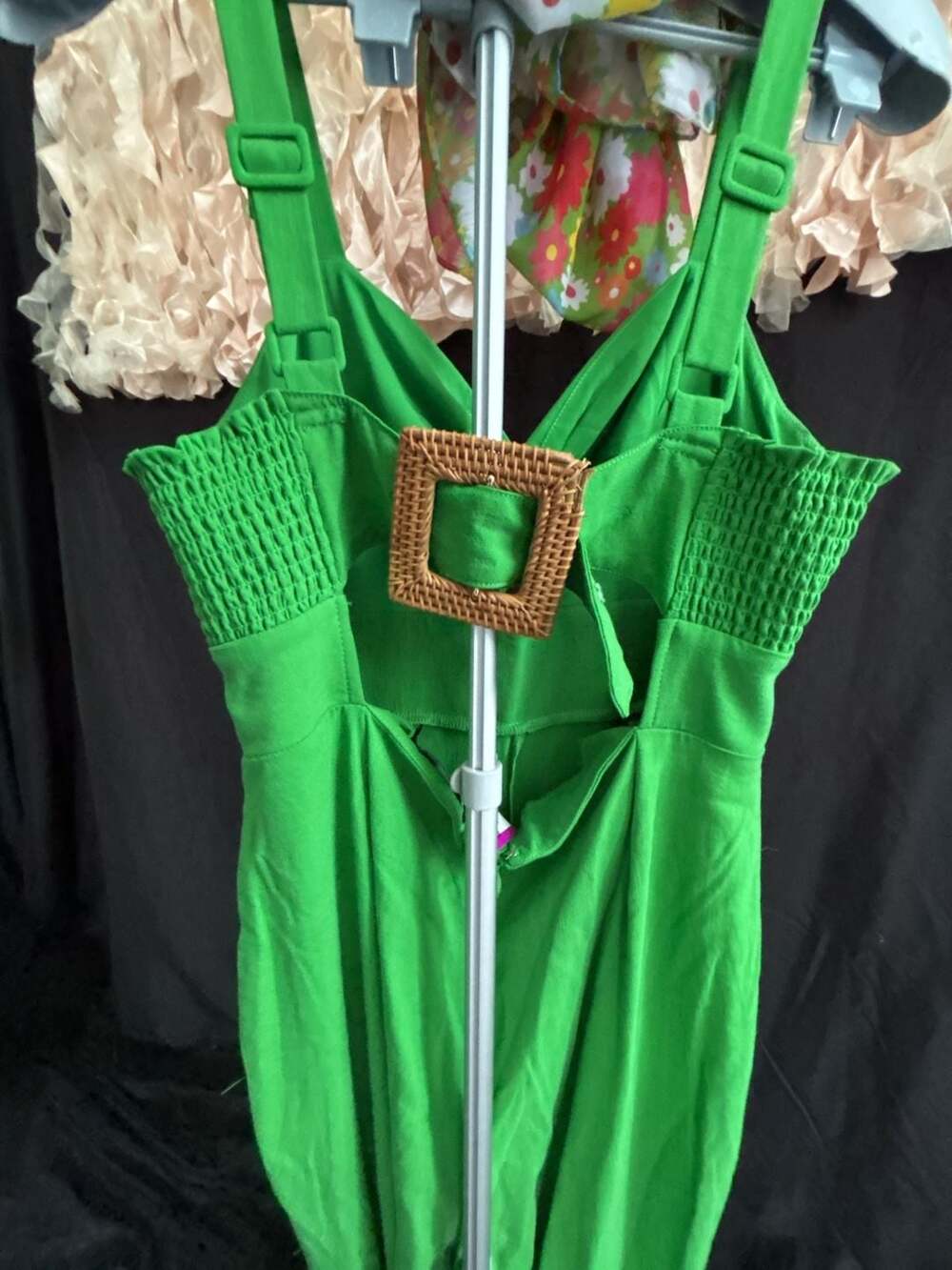 Maeve Cutout Linen Wide-Leg Jumpsuit - Picture 5 of 6